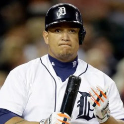 Detroit Tigers player at bat